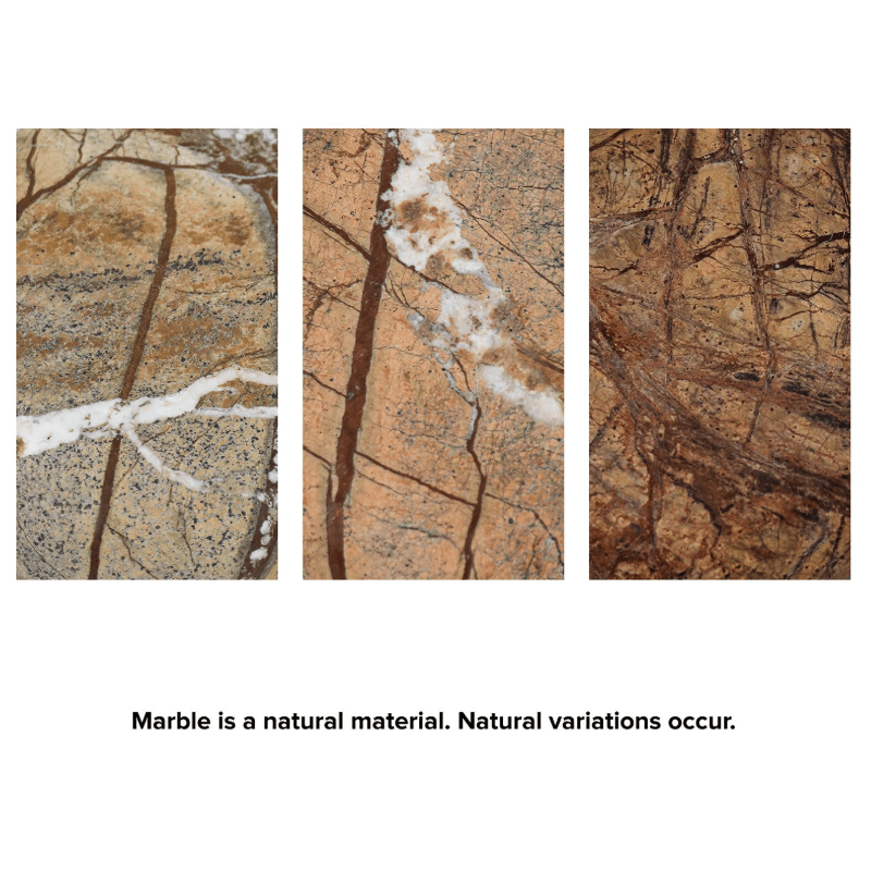 Marlow Brown Marble Plate