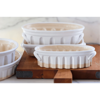 Small Stoneware Oval Baking Dish