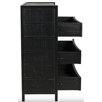 Hampton Tall Boy, Black or White Washed