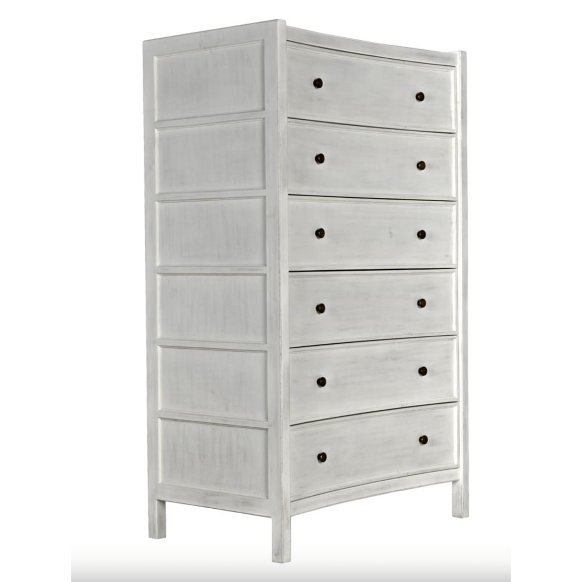 Hampton Tall Boy, Black or White Washed