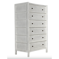 Hampton Tall Boy, Black or White Washed