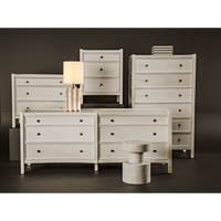 Hampton Tall Boy, Black or White Washed