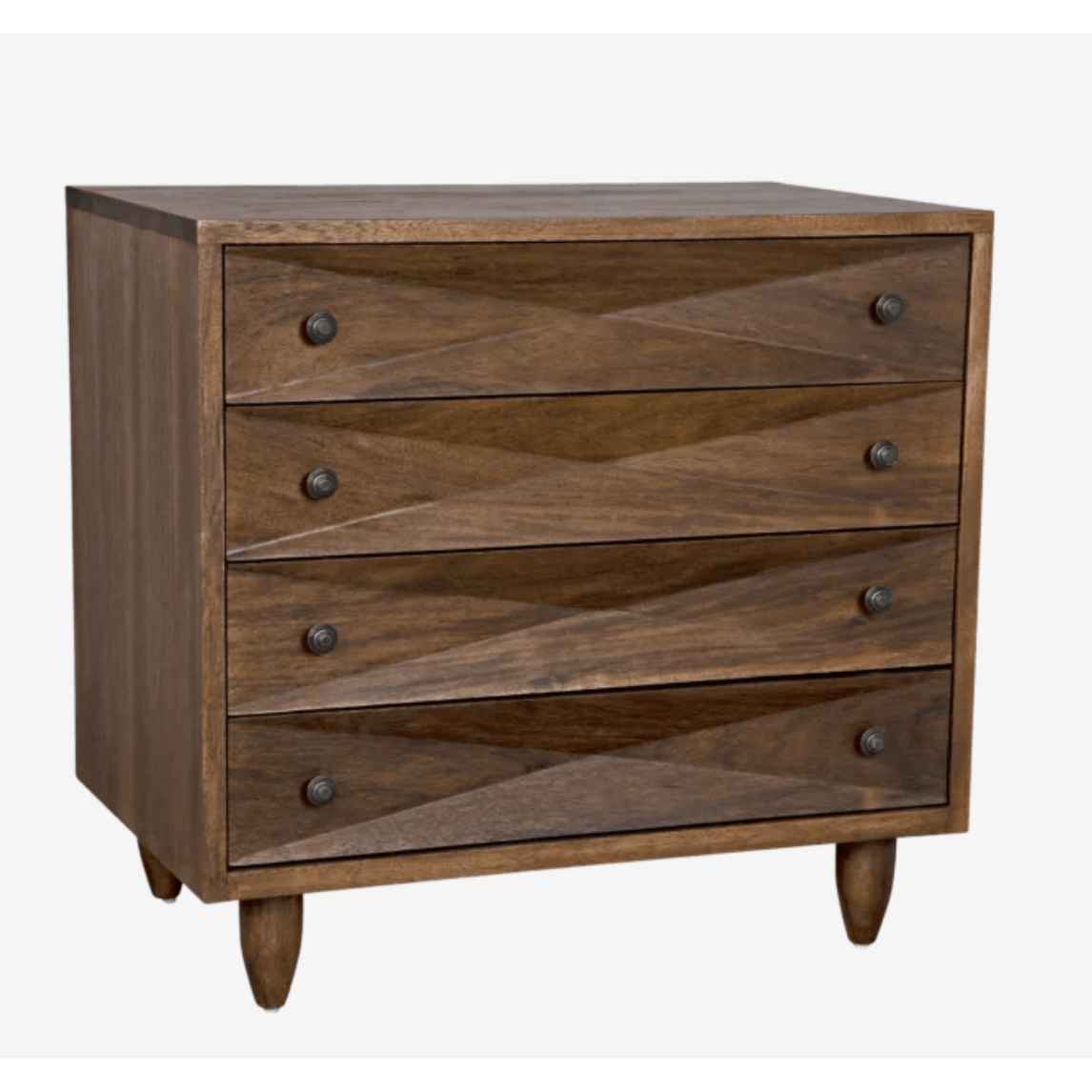 Diamond Chest in Dark or Ebony Walnut Finishes