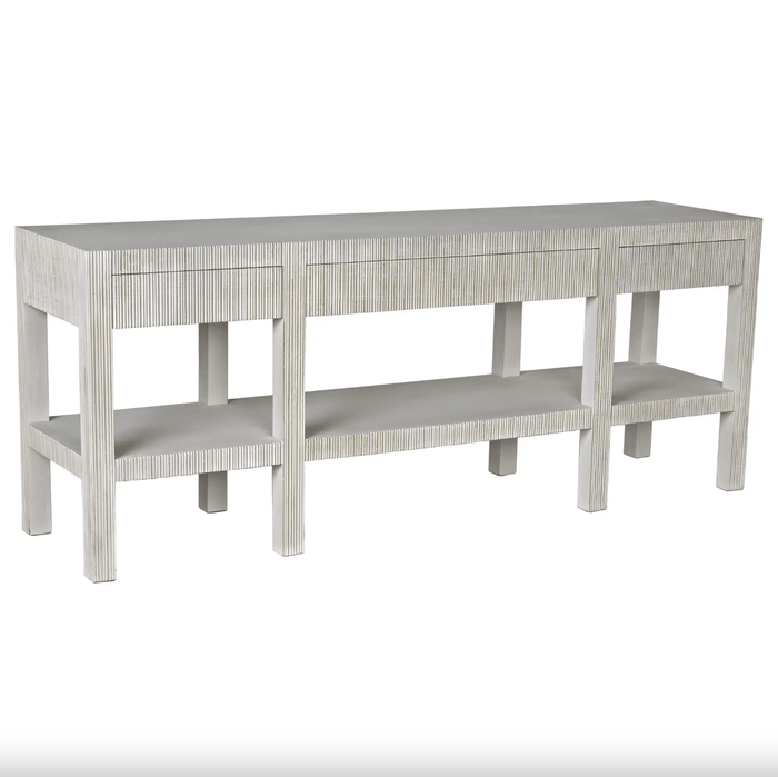 Conrad Console Table, White Wash