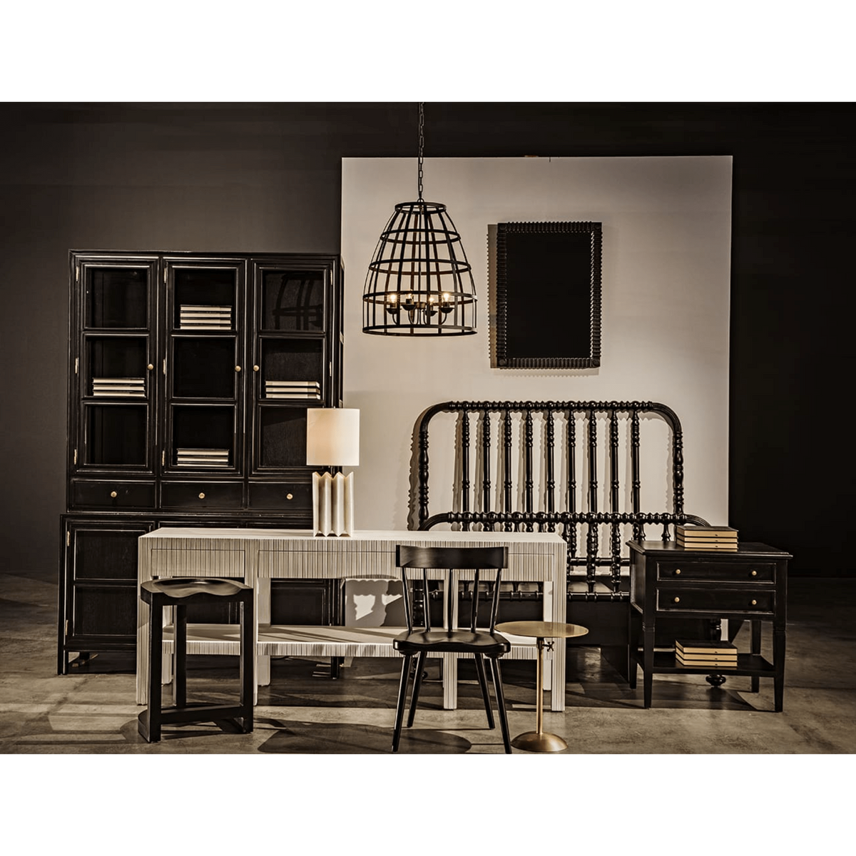 Conrad Console Table, White Wash