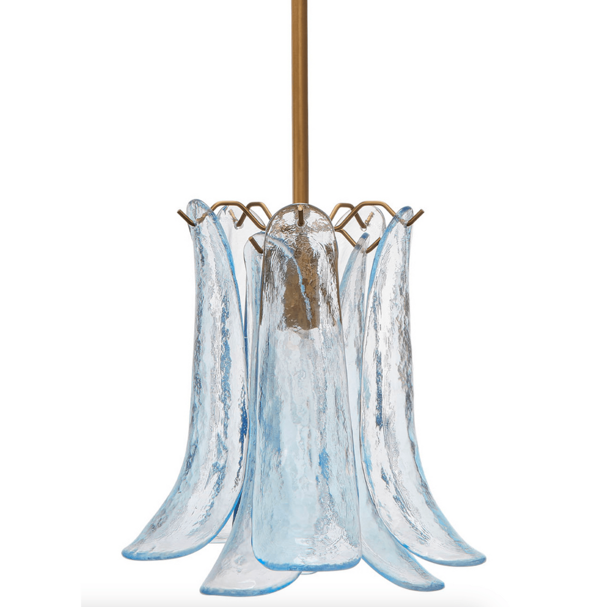 Cala Light Blue Blown Glass Pendant