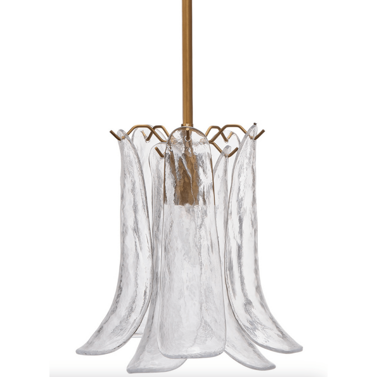 Cala Clear Blown Glass Pendant