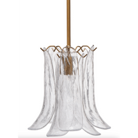 Cala Clear Blown Glass Pendant
