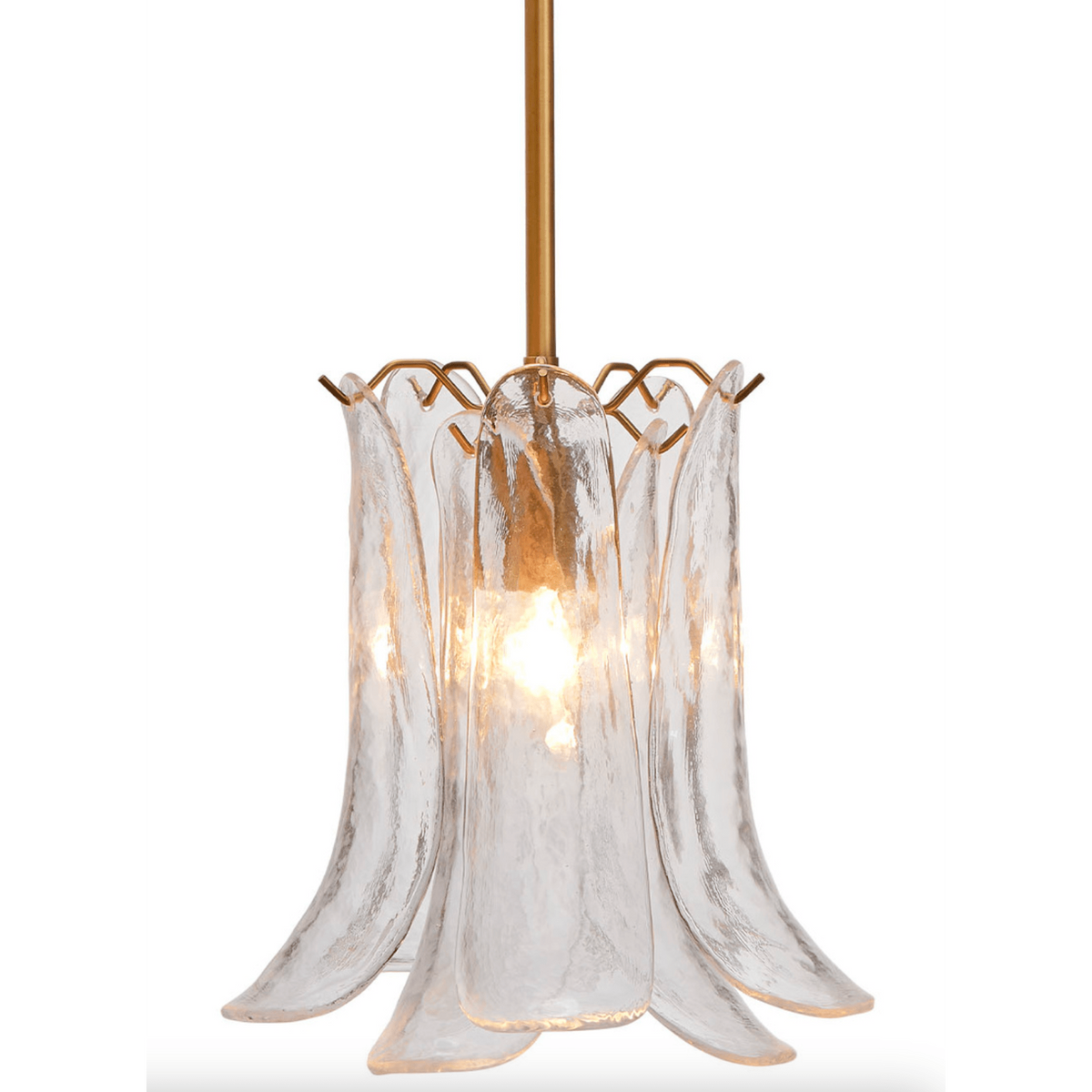 Cala Clear Blown Glass Pendant