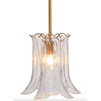 Cala Clear Blown Glass Pendant