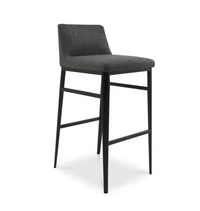 Baron Charcoal Grey Counter Stool