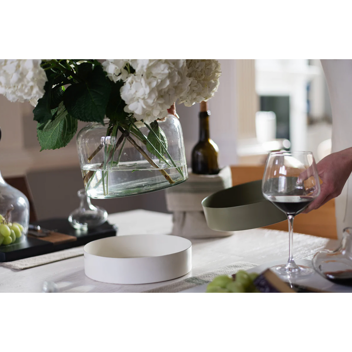 3-in-1 Glass Bloom Vase Set — Decorative Modular Glass Bloom Vase Collection