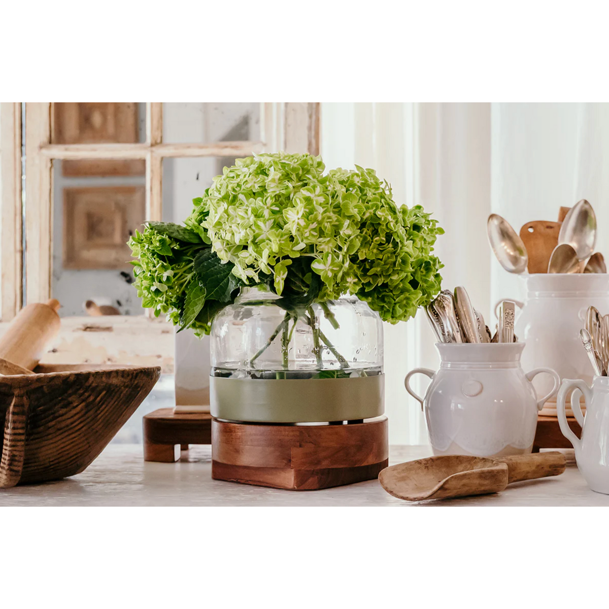 3-in-1 Glass Bloom Vase Set — Decorative Modular Glass Bloom Vase Collection