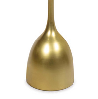 Logan Accent Table Natural Brass