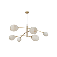 Artemis Chandelier Natural Brass