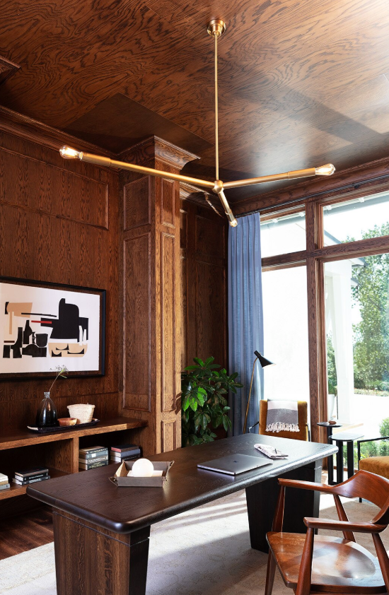 Talon Chandelier Natural Brass
