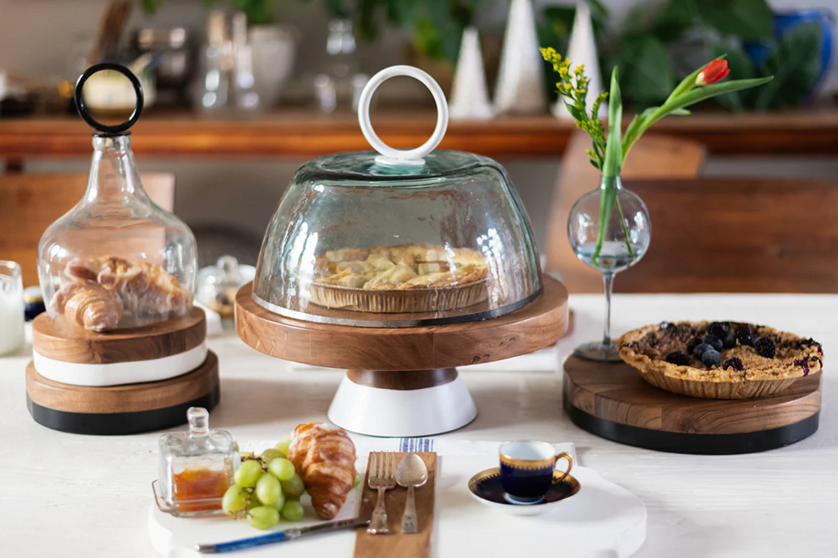 Medium Black Mod Block Serving Board