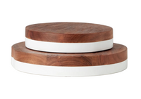 Medium White Mod Block Serving Board