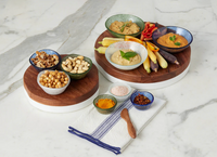 Medium White Mod Block Serving Board