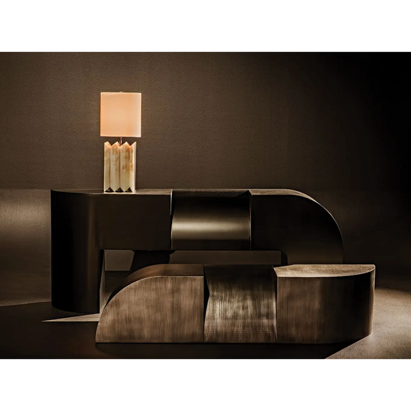 Crafton Gunmetal Gray Bench