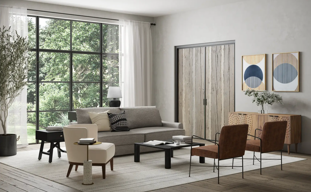 Gabriel Brass & Terrazzo Accent Table