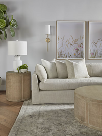 Callie Round Cane End Table