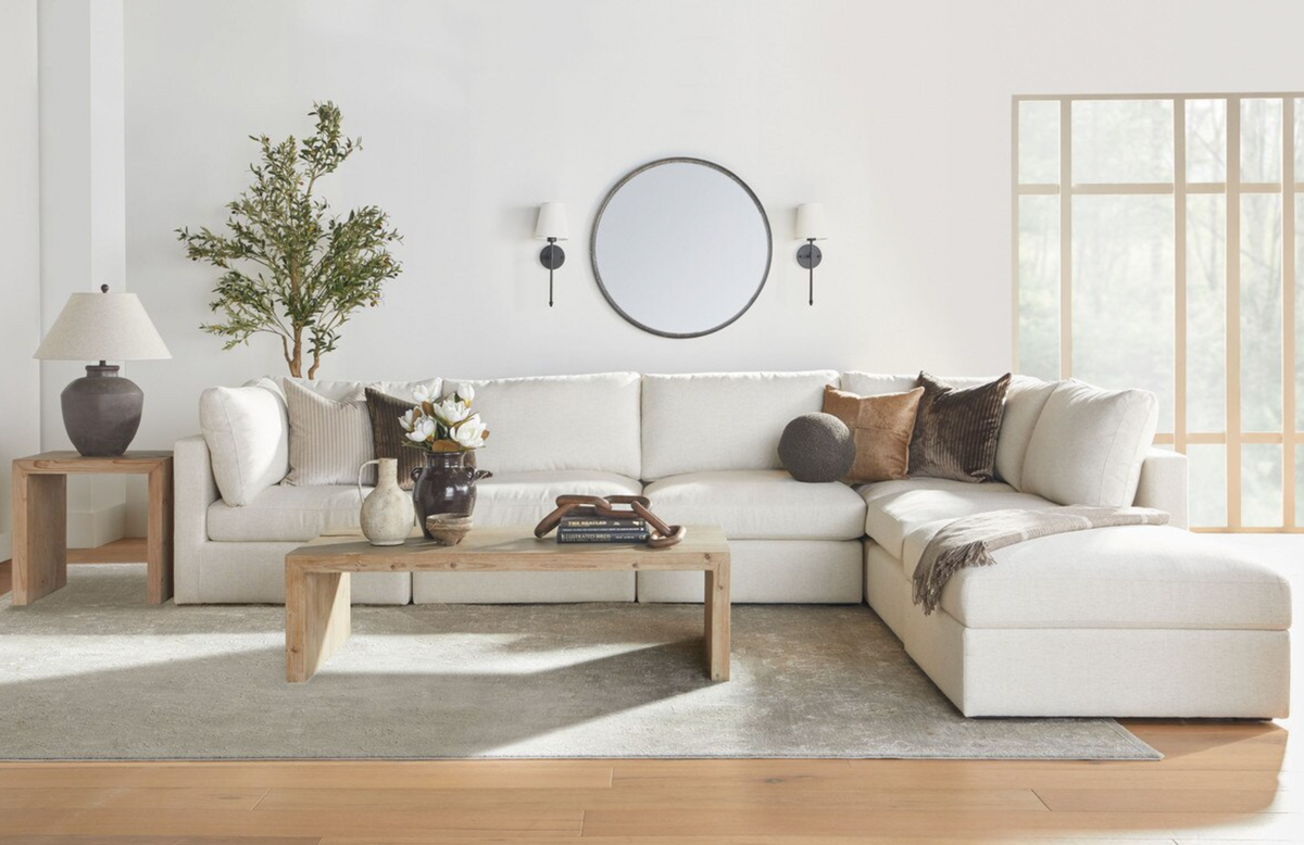 Raymond Gray Pine End Table