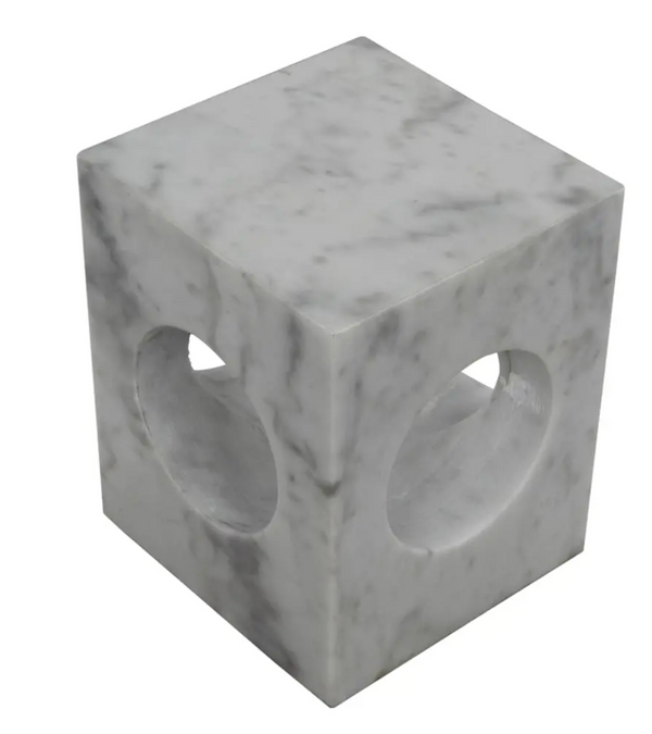 Merlin Square Marble Side Table