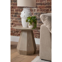 Coulter Natural Gray End Table