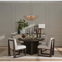 Holly Disc Chandelier in Clear and Smoke Glass