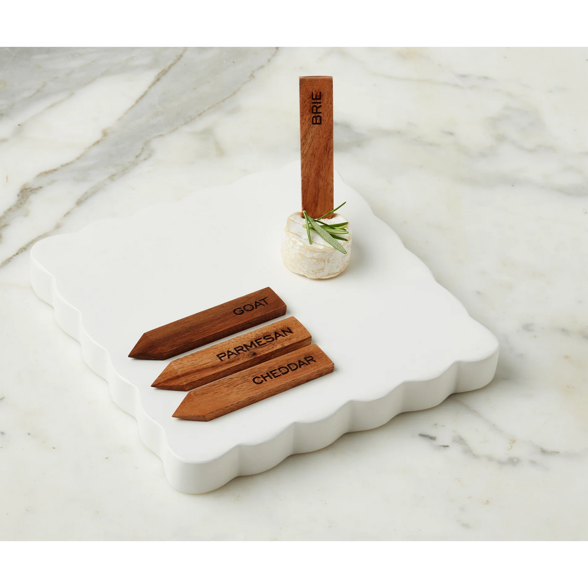 Square Scalloped Charcuterie Boards