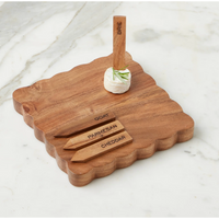 Square Scalloped Charcuterie Boards