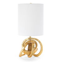 Mini Gold Knot Lamp