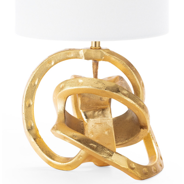 Mini Gold Knot Lamp