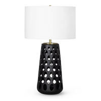 Kelvin Black Ceramic Table Lamp