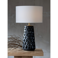 Kelvin Black Ceramic Table Lamp