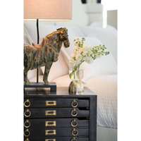 Dynasty Horse Table Lamp, Pair