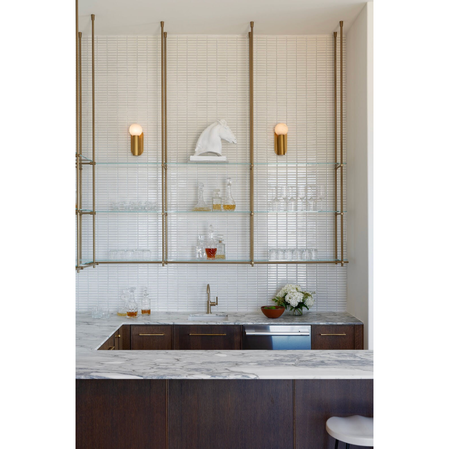 Dion Brass Sconce