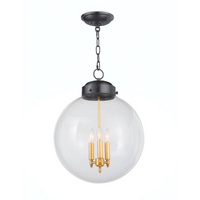 Globe Oil Rubbed Bronze Pendant