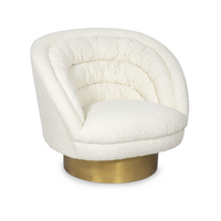 Gigi Ivory Boucle Chair