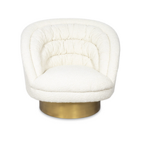Gigi Ivory Boucle Chair