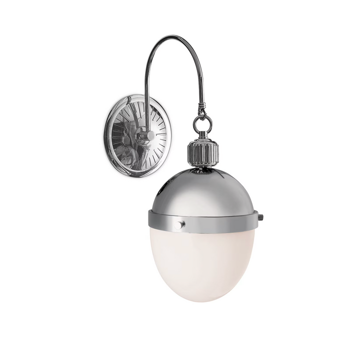 Otis Polished Nickel Sconce