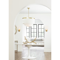 Cabaret Ivory Fringe Chandelier