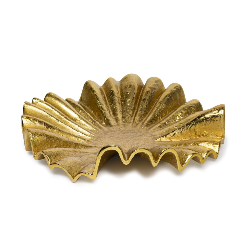 Soleil Brass Decorative Plate