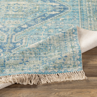 Zainab Sky Blue Hand Woven Rug