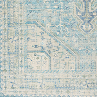 Zainab Sky Blue Hand Woven Rug