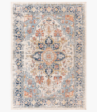 Huntington Multicolored Navy & Cream Rug