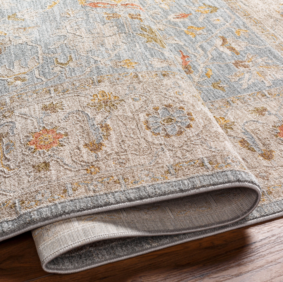 Avant Garde Blue & Light Beige Rug