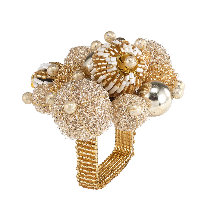 Gala Gold Napkin Ring, Set of 4