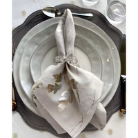 Crystal Bauble Napkin Ring | Gold or Silver, Set of 4